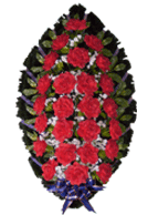 Венок ритуальный Венок из искусственных цветов