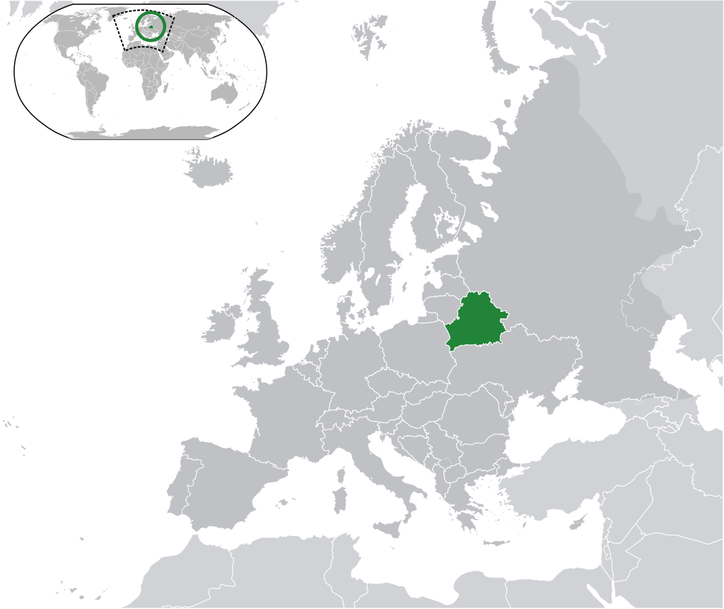 Белоруссия на земном шаре